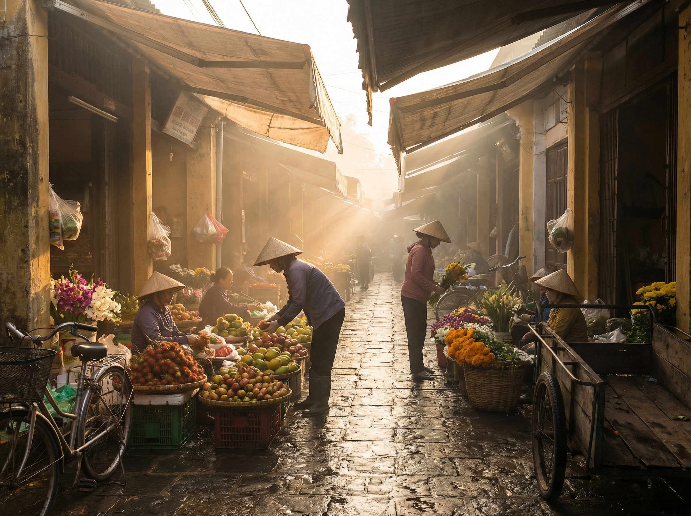 Lubimy miejsca, które coś znaczą — targ w Azji